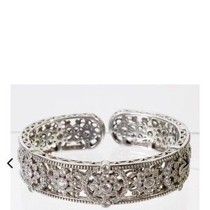 Judith Ripka “Garland” Diamonique Cuff Bracelet